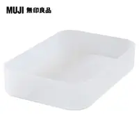 在飛比找PChome24h購物優惠-【MUJI 無印良品】PP化妝盒1/4(P)