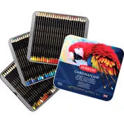 72 Derwent ChromaFlow Coloured Artists Pencils Tin Set Professional