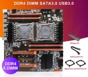 X99 Motherboard Dual CPU V3 E-ATX DIMM DDR4 Support Xeon processor slot 2011-3