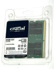 CRUCIAL 64GB DDR4-2666 KIT 2x 32GB SODIMM 1.2V CL19 NOTEBOOK