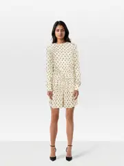 Rafala Floral Chiffon Mini Dress