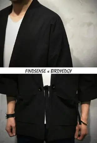 FINDSENSE 獨家打造 日系風格 外套 和服外套 春夏秋冬皆適合 外搭 和服 日本 武士 忍者 穿搭 並提供大尺碼