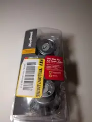 Kwikset SmartKey Double Cylinder Deadbolt, Satin Chrome Finish, New