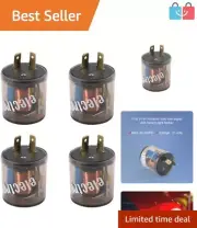 Universal 2 Pin 12V LED Flasher Relay Set - Quick Install for Motorcycle & Auto
