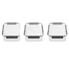 3x Boxsweden Crystal 3.2L/29cm Pantry Storage Container Home Food Organiser CLR