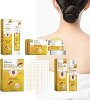 Bee Venom Wart Removal Set of 4,Bee Venom Mole And Wart Treatment Cream, Bee Venom Skin Tag Remover, Bee Venom Repair Cream, Bee Venom Wart And Tags Removal Treatment Spray ,Bee Venom Wart Removal Patch