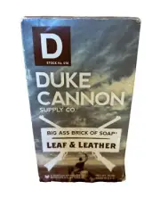 Duke Cannon Big Ass Brick Of Soap Leaf & Leather 10 oz New in Box