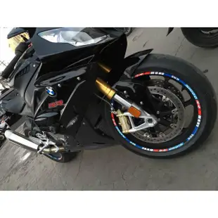 免運 R1200RT出清 BMW S1000RR 輪框貼 彩貼 輪胎貼 反光輪框貼紙 S1000 RR 重機