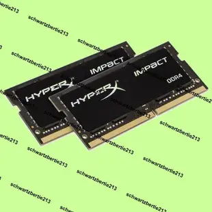 超低價金士頓 HyperX Impact SODIMM DDR4 2400 16G記憶體(8G*2包裝) 含稅