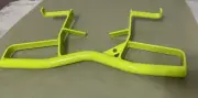 Yamaha Yfz 450r Grab Bar Bumper Rack 06-08 Aluminum Chartreuse Sherbert