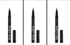 NEW 3 pk Ardell Professional Stroke A Brow Feathering Pen - Dark Brown