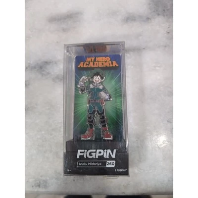 FiGPiN #260, My Hero Academia Izuku Midoriya, Hard Case, Enamel Pin, Locked