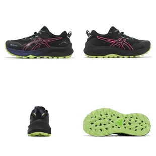 Asics 越野跑鞋 GEL-Trabuco 11 GTX 防水 亞瑟士 戶外機能 女鞋 黑粉 全黑 黑藍桃紅【ACS】