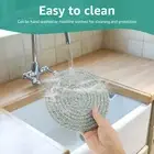 6Pcs Trivets for Hot Dishes Cotton Thread Weave Hot Pot Holders Set with .t