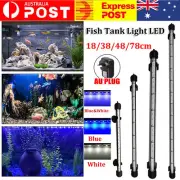 Aquarium Fish Tank SMD LED Light Bar Pool Submersible Lamp Waterproof White+Blue