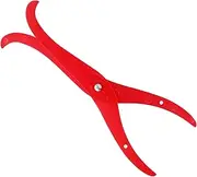 Oshhni Bent Leg Caliper Clay Measuring Pottery Tool Accurate Measurement, Red DIY Tool, Pottery Clay Caliper for Sculpting Modeling