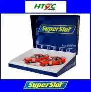 SUPERSLOT BMW M3 E30 DTM Jagermeister Twin Pack Team Linder Scalextric H4110A
