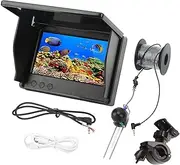 Brilluxa Underwater Fishing Camera, Waterproof 4.3inch IPS HD Video Fish Finder Kit, Outdoor Fishing Gear, 12V Fish Finder, Fishing Camera Kit (20m/65.6ft)