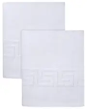 Ozan Premium Home 2pc Milos Greek Key Pattern Bath Sheet Set