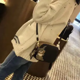 美國正品 琪琪OUTLET代購 COACH 69253 Disney X 新款兔子女士流蘇包 斜跨相機包 附購買證明