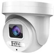 4K 8MP Mini PTZ Dome PoE IP Camera Outdoor Pan 350° Tilt 90° 5X Optical Zoom,