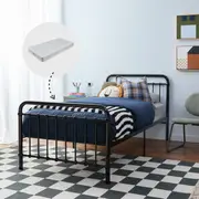 Sonata Single Bed Black + Mattress Bundle