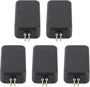 5Pcs Car Airbag Simulator Tester, Diagnostic Device Detection Airbag Simulator Testing Instrument, Fault Finding Maintenance and Repair Tool, Auto Airbag Inspection Tool for SUV Truck Pickup (Black)