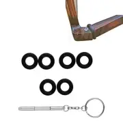 Eyeglass Repair Kits Glasses Grips Hinge Tighteners Silicone Hinge Rin