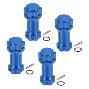 Hex Hub Adapter Extension Conversion17mm to 30mm for 1/8 RC Car(Blue)