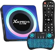 CHROX Android 13.0 TV Box, X88 PRO 13 Android Box 4GB RAM 128GB ROM RK3528 Quad-Core Support Wifi6 2.4Ghz/5.0Ghz 4K HD BT 5.0 H.265 Smart TV Box with Wireless Mini Keyboard,4gb+64gb