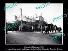 OLD POSTCARD SIZE PHOTO OF CRESWICK VICTORIA VIEW OF THE FORESTRY SCHOOL c1925