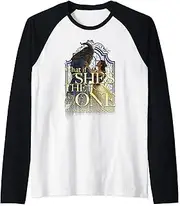 [Disney] Beauty And The Beast What If Shes The One Raglan Baseball Tee