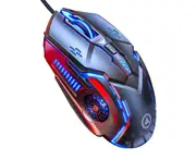 P02 Wired Mouse Glowing Gaming Gaming Mechanical Audio Mice Computer Accessories Portable Design for Windows IOS and Android Tablet
