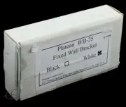 Plateau WB-25 Fixed Wall Bracket For Small Bookshelf Speakers White