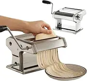 Noodle Maker Machine | Noodle Making Machine Pasta Press,9 Adjustable Thickness Dough Sheeter Pasta Extruder, Pasta Machine Manual Hand Press for Home