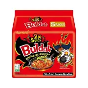 Samyang Buldak Hot Chicken Ramen Korean Stir-Fried Instant Noodle 2X Spicy 4....