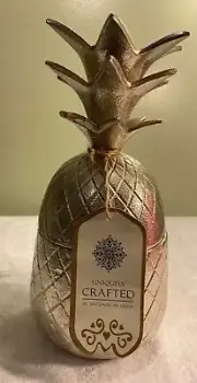 Uniquely Crafted by Artisans in India Pineapple Multi-Functional Piece 9" Tall
