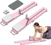 MERACH Pilates Board, Multifunctional Abdominal Board, Portable and Foldable Pilates Reformer - Purple