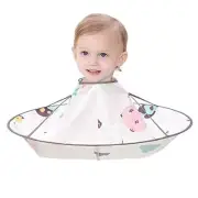 Kids Haircut Cape Hair Cutting Cape, Barber Cape Waterproof Foldable White