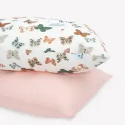 Standard Pillowcase 2 Pack | Super Soft & Breathable Muslin Fabric | Snug Env...