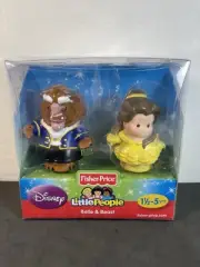 Fisher-Price Little People Disney Belle and Beast -2 Figure - Rare NEW In Box