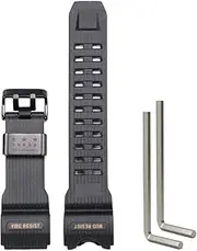[WRISTARMOR] Resin Strap Compatible with Casio GWG1000 Mudmaster Men's Replacement Watch Band Stainless Steel Loop