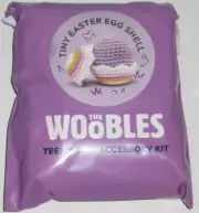 TINY EASTER EGG SHELL The Woobles Teeny Tiny Accessory Crochet Kit For Beginners