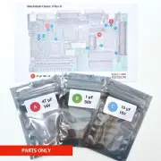Apple Macintosh Classic II Rev. B logic board re-cap capacitor replacement kit
