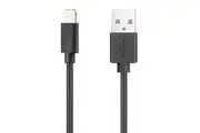 Cleanskin USB-A to Lightning MFI-Certified Cable 1m Phone Charging Cable Black