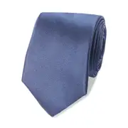 Jeff Banks Occasions Range Mens Stylish Modern Formal Suit Tie Silk Plain Navy