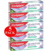 5 x Colgate Sensitive Toothpaste Pro-relief Lasting Fresh 110g
