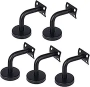 Stair Handrail Stair Handrail- 5PCS- Curved Joint Sturdy Handrail Bracket, Solid Banister Rail Bracket Banister Staircase