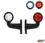 Set Of 2 Led Mini Side Marker Rear Outline Elbow Lights For Trailer Truck Lorry