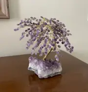 Amethyst Tumbled Crystal Tree of Life